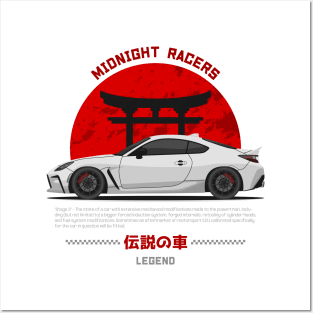 Tuner White GR86 JDM Posters and Art